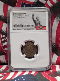 Roman Empire Constantine I AD307-337 NGC Ae3 Bi Numis