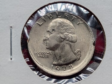 1978 Washington Quarter Off Center