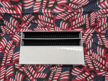 Empty Coin Capsule Box, Holds 50 Small Capsules