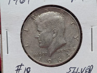 1964-D - 90% Silver Kennedy Half Dollar
