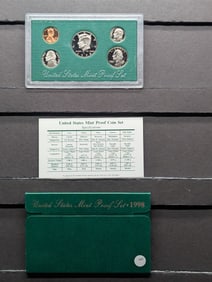 1998-S US Mint Proof Set OGP