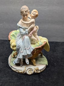 Bisque Figurine Mother with Child