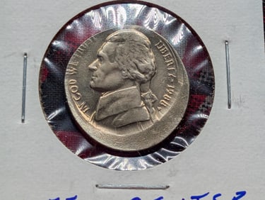 1988-P Jefferson Nickel Off Center