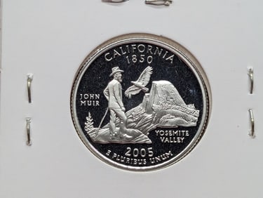 2005-S 90% Silver Proof State Quarter California (CA)