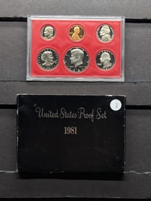 1981 -S U.S. Proof Set In OGP, Includes SBA Dollar