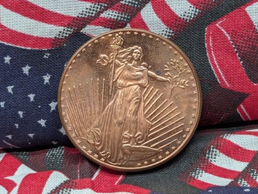 One Ounce .999 Fine Copper Round