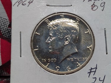 1964-P 90% Silver Kennedy Half Dollar