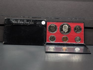 1977 -S U.S. Proof Set In OGP, Includes IKE Dollar