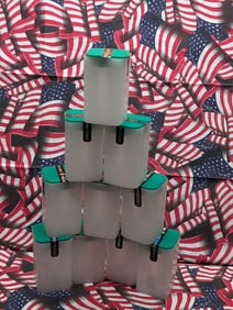 (10) Empty Original U.S. Mint American Silver Eagle Tubes