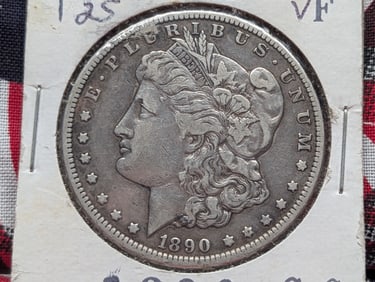 1890 CC Morgan Dollar in VF