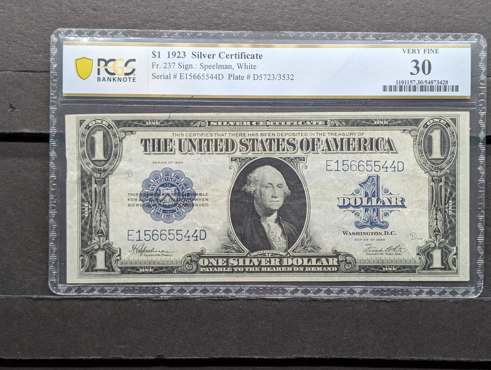 1923 Large One Dollar Silver Certificate  VF 30 PCGS (1 of 4)