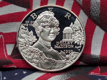 1999-P Dolley Madison Proof 90% Silver Dollar