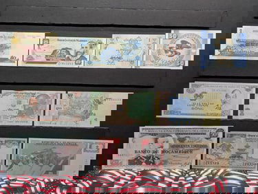 (10) Assorted Foreign Bank Notes