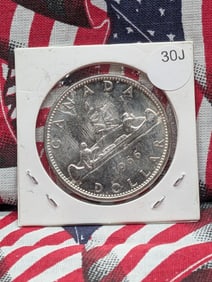 1966 Silver Canada One Dollar