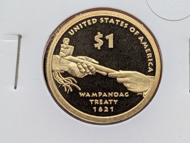 2011-S Sacagawea Wampanoag Treaty Proof Dollar