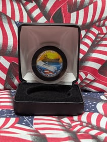 2016 Kennedy Half Dollar, 75th Anniversary Of Pearl Harbor Enhanced Coin