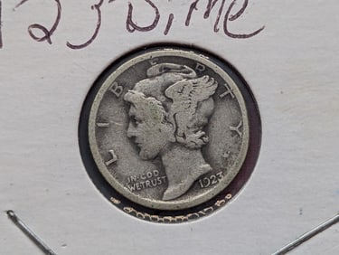 1923 Mercury Dime