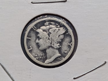 1928 Mercury Dime