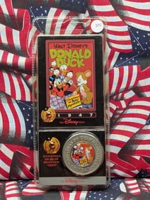 Disney's-Donald Duck, 1947-Harder to Find, Brand new in Plastic Case, Great gift!