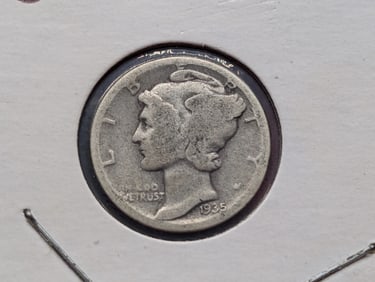 1935 Mercury Dime