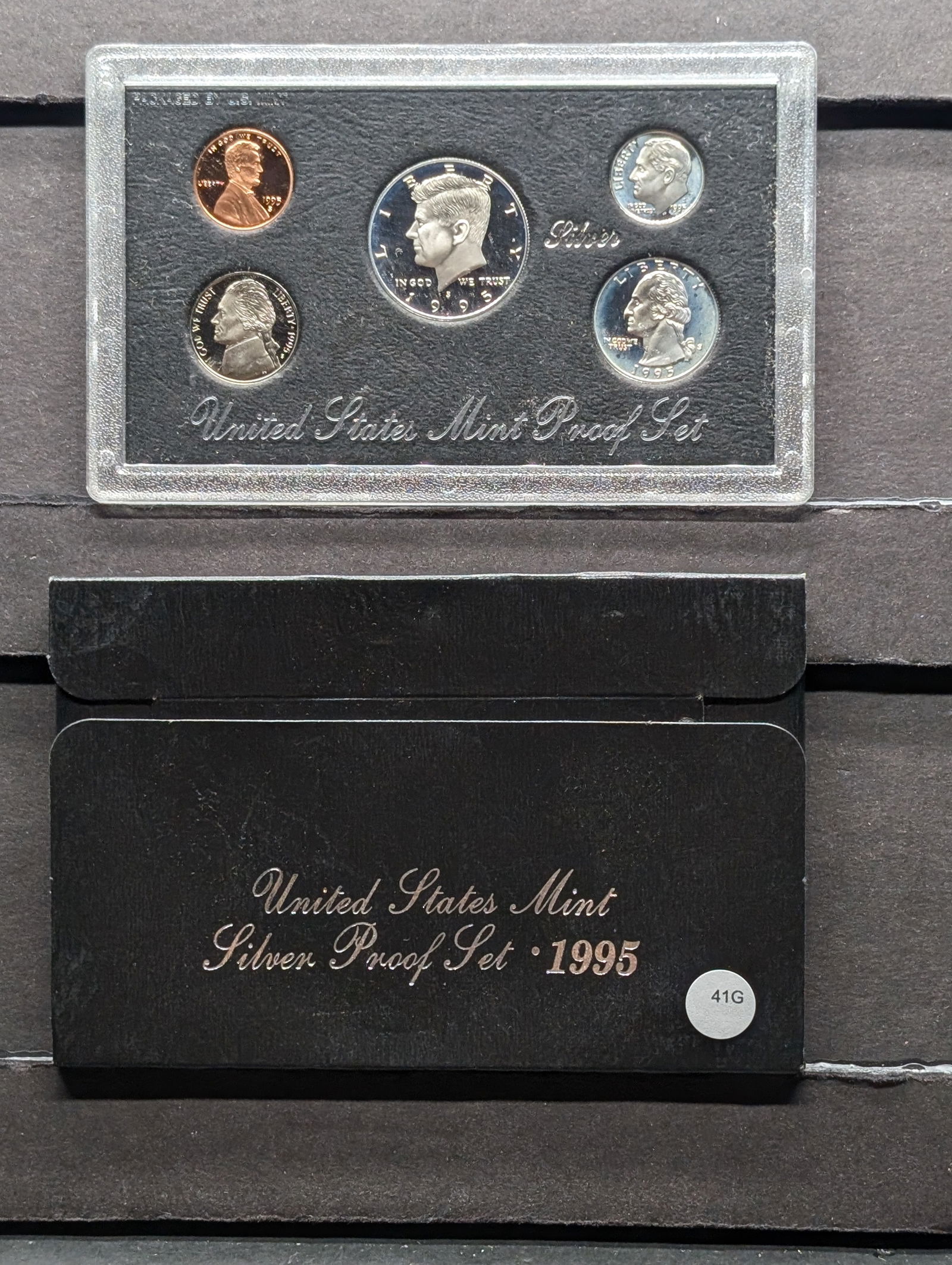 KEY DATE- 1995-S US Mint 90% Silver Proof Set. OGP (1 of 3)