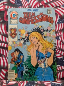 Teen Confessions, Charlton Comics 75c-1975, Amazing Ads, Comic Book, Re-live Your Past, 50 Years