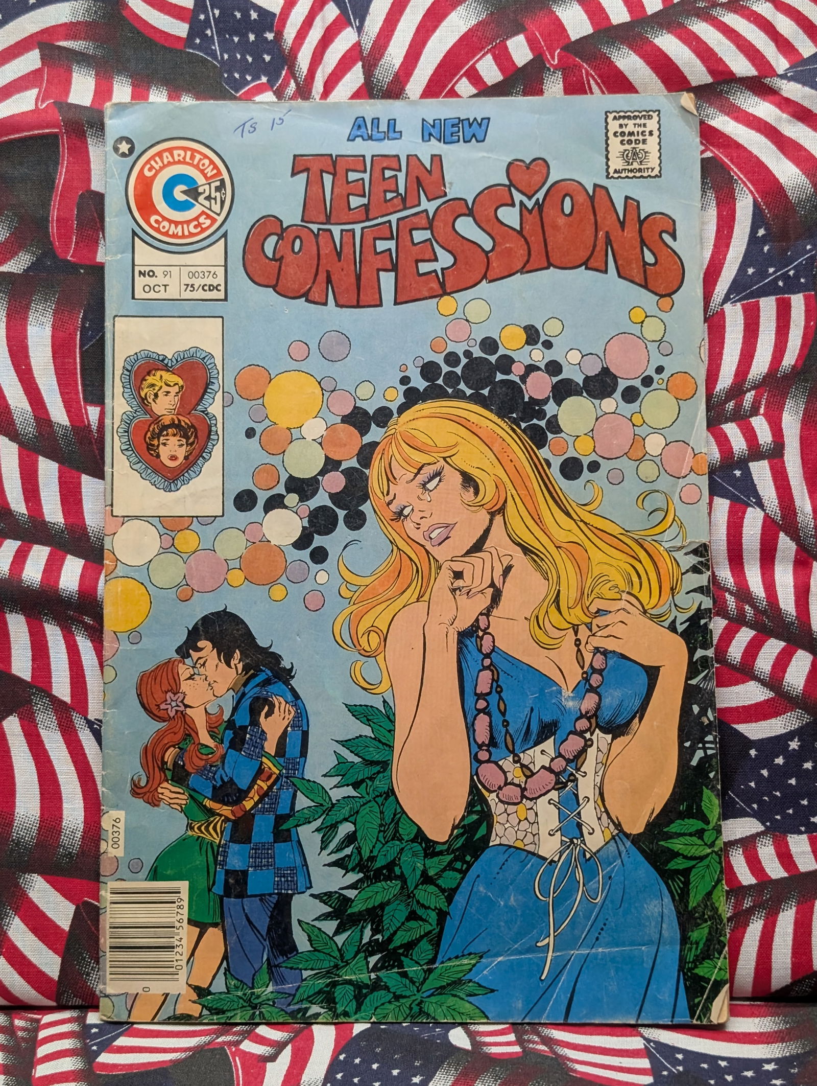 Teen Confessions, Charlton Comics 75c-1975, Amazing Ads, Comic Book, Re-live Your Past, 50 Years (1 of 6)