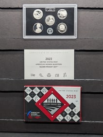 KEY DATE 2023-S US Mint SILVER Proof American Women Quarters Set. OGP