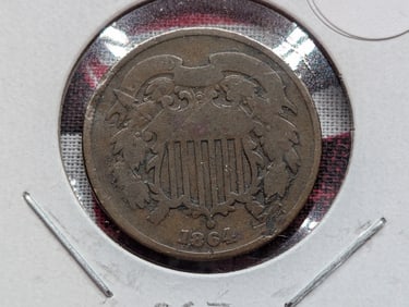 1864 Two Cent Piece