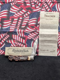 1990 Remington R1306 Tracker Bullet Knife, Limited Edition with Delrin Staglon Handle, Stainless