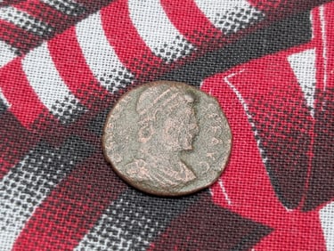 367-375 AD, Nice Details, Ancient Roman Coin, Over 1,600 years old