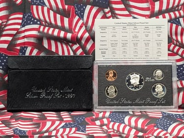 1997-S U.S. Mint Silver Proof Set In OGP