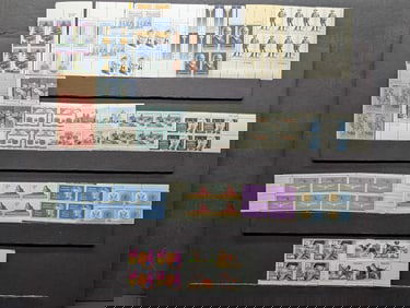 (20) Assorted U.S. Plate Blocks, All Mint Original Gum, Never Hinged