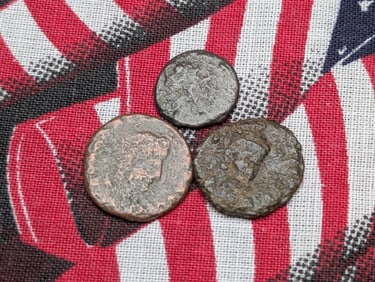 3, 367-375 AD, Ancient Roman Coins, Over 1,600 years old