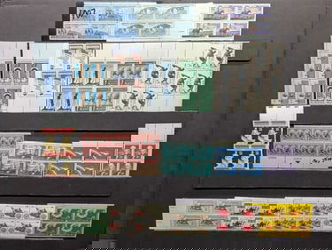 (20) Assorted U.S. Plate Blocks, All Mint Original Gum, Never Hinged