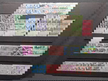 (20) Assorted U.S. Plate Blocks, All Mint Original Gum, Never Hinged