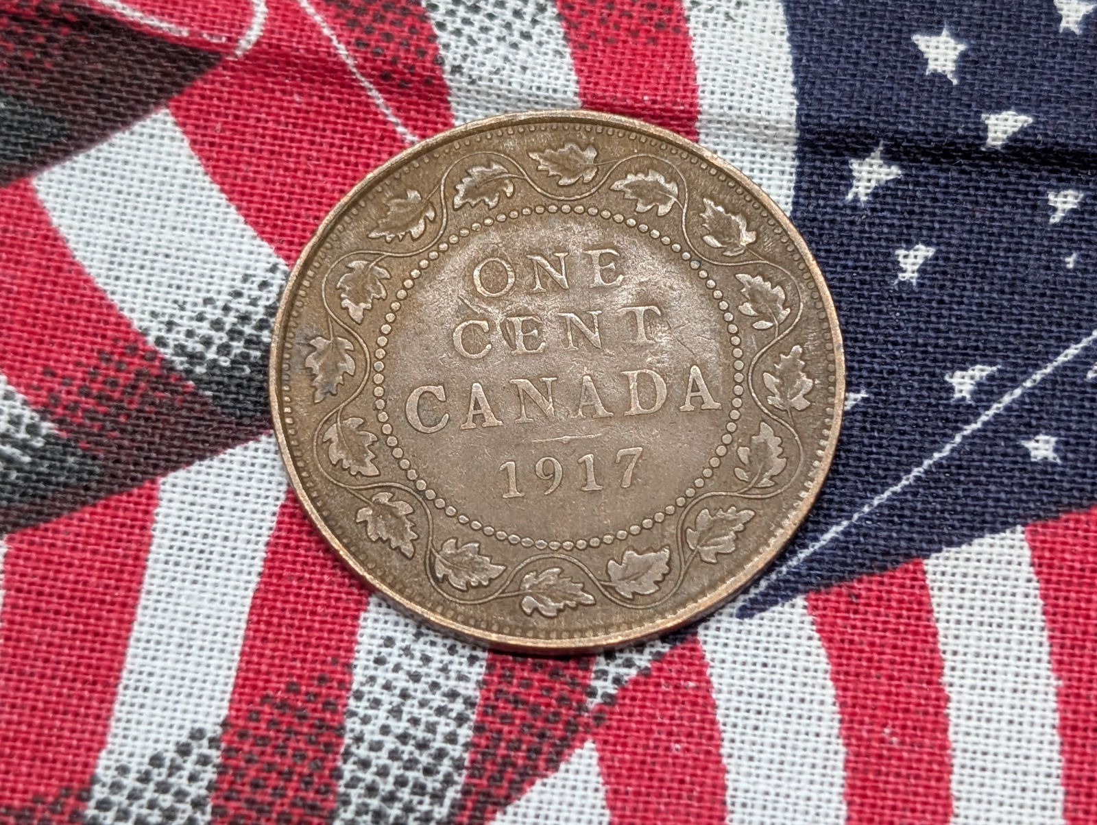 1917, Canada Large Cent, 108 Years Old (1 of 2)