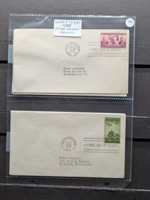 (4) Rare First Day Covers & Cachet, Mint