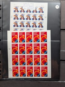 (4) U.S. Mint Stamp Sheets, All Mint, Original Gum, Never Hinged