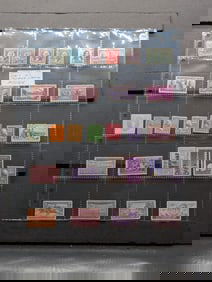 Sheet Of 1930's U.S. Stamps, All Mint, Original Gum, Never Hinged