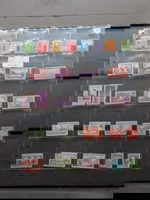 Sheet Of 1930's U.S. Stamps, All Mint, Original Gum, Never Hinged
