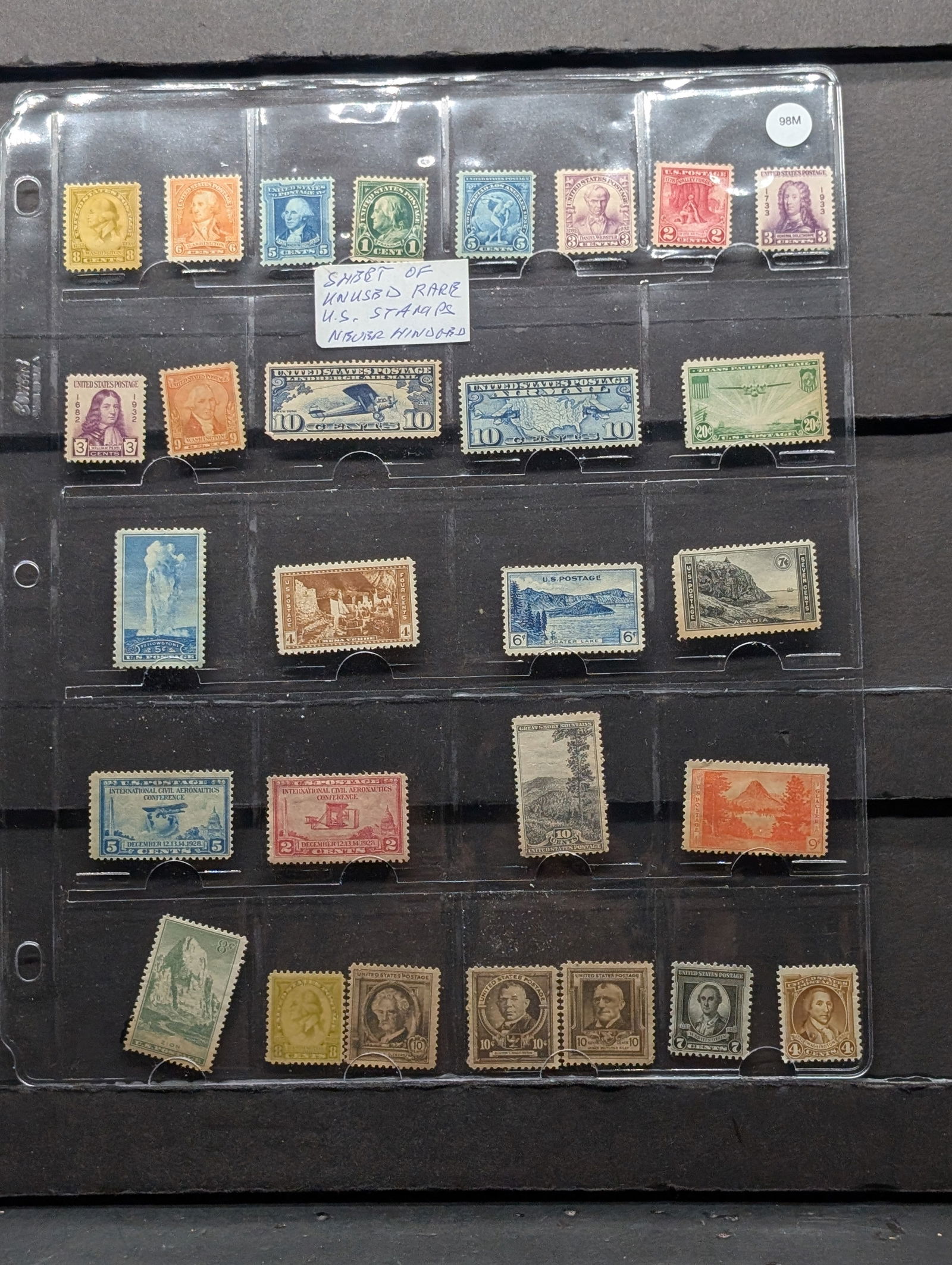 (28) Never Used Rare U.S. Stamps (1 of 3)