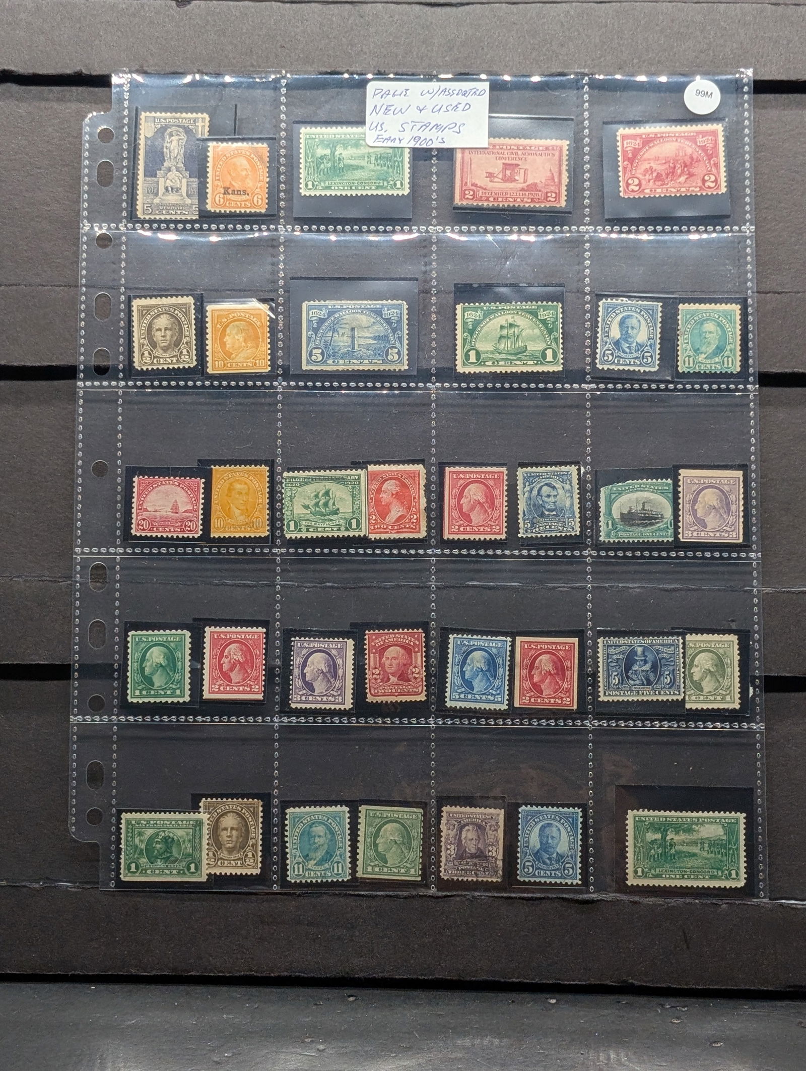(34) New & Used Early 1900's U.S. Stamps (1 of 3)