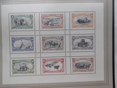 (5) U.S. Mint Sheets Of Stamps, All Mint, Original Gum, Never Hinged