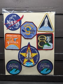 (5) Rare NASA Crew Designed Patches, Mint