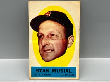 1963 Topps Peel-Offs Stan Musial - HOF - Cardinals