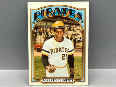 1972 Topps #309 Roberto Clemente - HOF - Pirates