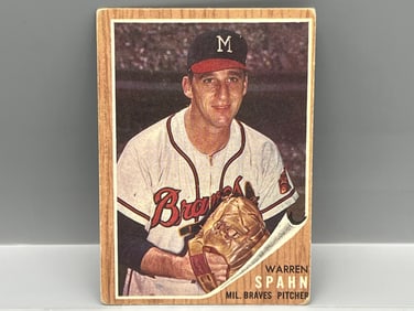 1962 Topps Warren Spahn #100
