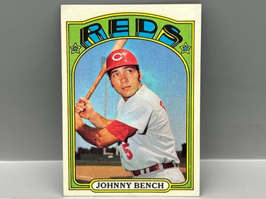 1972 Topps #433 Johnny Bench - HOF - Reds