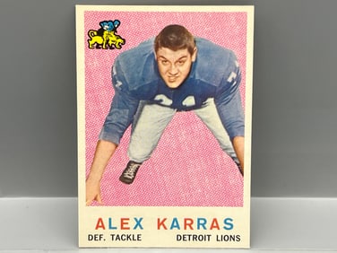 1959 Topps Alex Karras RC #103
